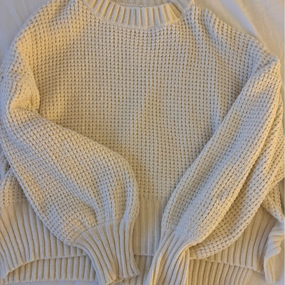Altar'd State Cream Turtleneck Sweater